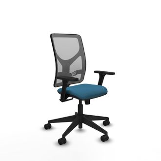 Piqueras y Crespo Silla De Oficina Piqueras Y Crespo Motilla Negro Reposabrazos Ajustables