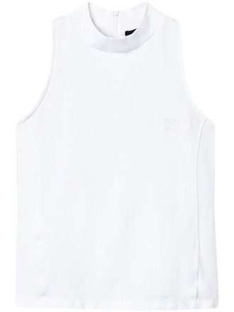 Twin-Set sleeveless top - women - Cotton/Elastane - L - White