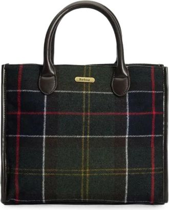 Barbour Barrhill Tartan Tote Bag - Dames - Shoppers - Veelkleurig - ONE Size - Wol - Tassen