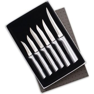 Rada 6 Piece All-Star Paring Knife Gift Set in Silver at Nordstrom