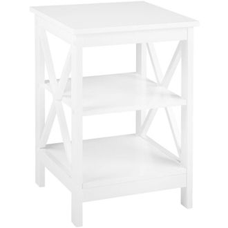 Beliani Side Table FOSTER White