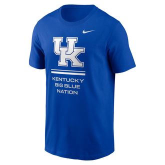 Nike Kentucky Sideline Nike Mens Dri-FIT College T-Shirt in Blue | 02ET4EVNKY-ZK0