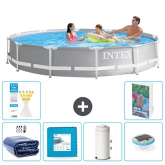 Intex Piscina Prism Frame Redonda - 366x76 Cm - 7-piezas S152