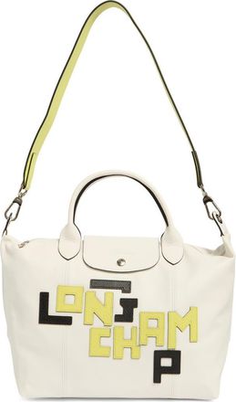 Longchamp Le Pliage Medium Crossbody Bag in White at Nordstrom Rack