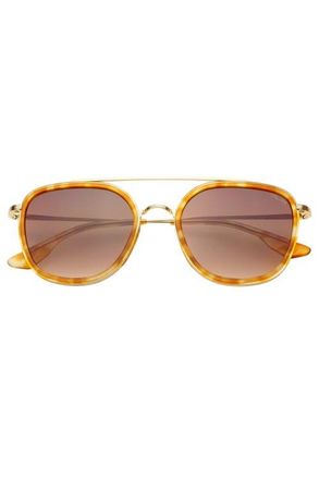Freyrs Eyewear Weston Round Sunglasses in Light Tortoise /Brown at Nordstrom