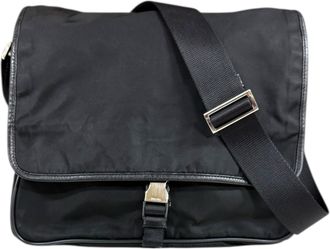Prada Black Nylon Shoulder Bag (Pre-Owned)