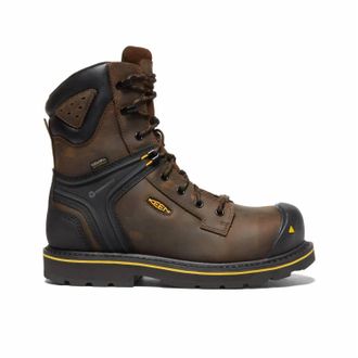 Keen Mens Csa Abitibi Ii 8 Composite Toe Mens Work Boots In Cascade Brown/black