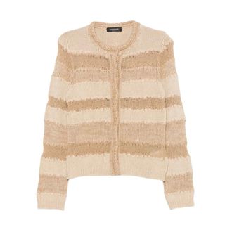 Fabiana Filippi Cardigan - Dames - Truien - Beige - Maat: M