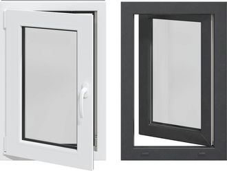 vidaXL Ventana De S&oacute;tano Oscilante Y Abatible Risor 60 X 80 Cm Vidaxl