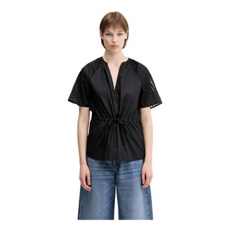 Sams&oslash;e & Sams&oslash;e Mujer, Blusas y Camisas, Negro, Talla: S