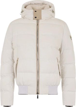 Moorer Wright Puffer Jacket - Heren - Gewatteerde jassen - Wit - XL - Polyester - Jassen