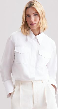 Seidensticker Hemdbluse SEIDENSTICKER Schwarze Rose, Damen, Gr. XXL(44), weiss (wei&szlig;), 100% Baumwolle, unifarben, oversize, ohne Ausschnitt, Blusen Hemdbluse, 1/1 K