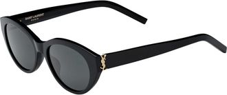 Saint Laurent Sunglasses, female, Black, Size: ONE SIZE Cassandre Sunglasses