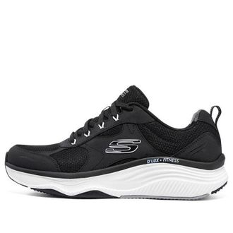 Skechers Dlux Fitness Black White 232359-BKW