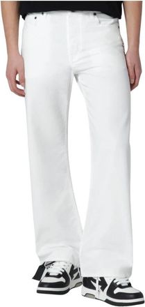 Off-white Half Arrow Slim Relaxed Jeans - Heren - Loose Fit Jeans - Wit - L - Katoen - Jeans