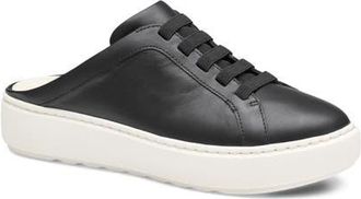 Johnston & Murphy Cammie Platform Sneaker Mule in Black Nappa Leather at Nordstrom, Size 6.5