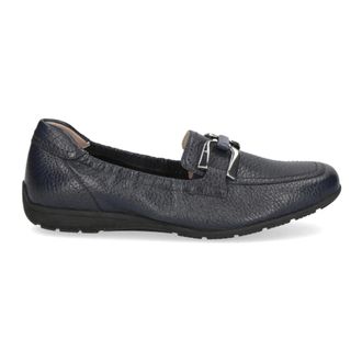 Caprice Schoenen, Dames, Blauw, 38 EU, Leer, Loafers