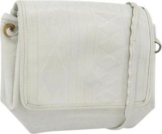 Fendi Pre-owned Vintage Schoudertas - Dames - Vintage Schoudertas - Wit - ONE Size - Leer - Vintage