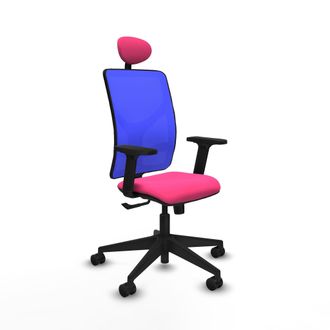 Piqueras y Crespo Silla De Oficina Piqueras Y Crespo Motilla Azul Malla Similpiel