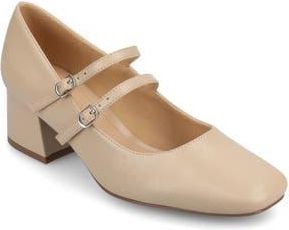 Journee Collection Nally Mary Jane Pump in Nude at Nordstrom Rack, Size 7.5