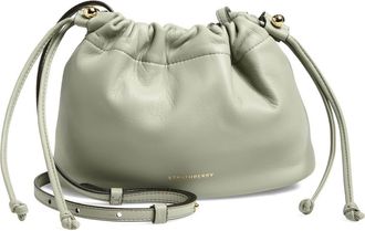 Strathberry Drawstring Crossbody Bag in Library Green at Nordstrom