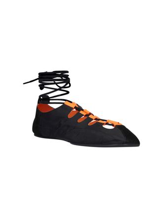 Alaia Womens Flat Shoes Black