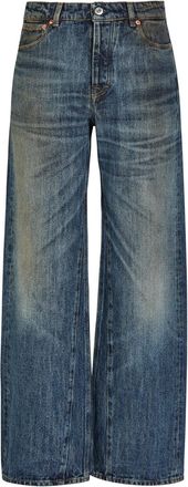 Our Legacy Treble Cut Wide-leg Denim Jeans - Navy - 27 (W27 / UK8-10 / S)