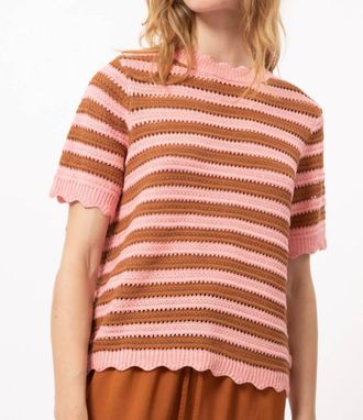 FRNCH Womens Cilya Knited Sweater In Rose