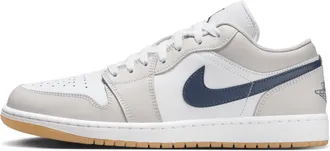 Nike Jordan Mens Air Jordan 1 Low Shoes in White | 553558-146