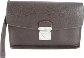 Louis Vuitton Pre-owned Clutches, male, Brown, Size: ONE SIZE Pre-owned Vintage Pouch