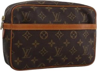 Louis Vuitton Pre-owned Clutches, female, Brown, Size: ONE SIZE Pre-owned Vintage Monogram Clutch Bag