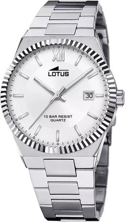 Lotus Rond Horloge - unisex - Horloges - Grijs - ONE Size - Accessoires