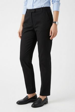 Marc O'Polo Chinohose MARC OPOLO Torne, Damen, Gr. 32, N-Gr, schwarz, Web, Obermaterial: 97% Baumwolle, 3% Elasthan, tailored fit kn&ouml;chellang, Hosen Chinohose, mi