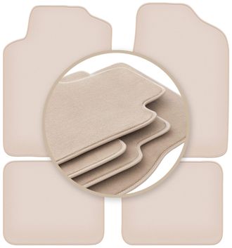 OEM Alfombrillas Premium Beige Para: Chrysler Sebring I Convertible, Sed&aacute;n 1995-2001