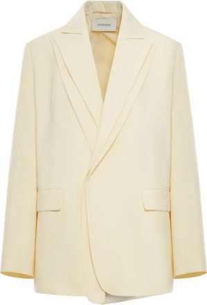 Sportmax Double Collar Blazer In Viscose Blend