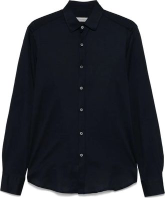 Canali Camicia Oxford - Blu
