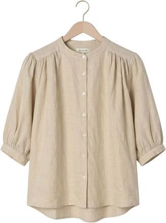 Circle Of Trust Overhemden, Dames, Beige, M, Katoen, Britt Blouse 72