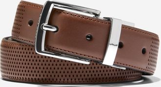 Cole Haan Mens 32MM Reversible Perforated Belt - Brown Size 32