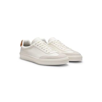 BOSS BY BECKHAM sneakers in leather and suede