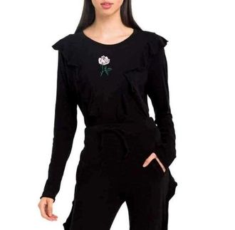 Wildfox Wildfox Tea Rose Lucienne Long Sleeve Top Size S