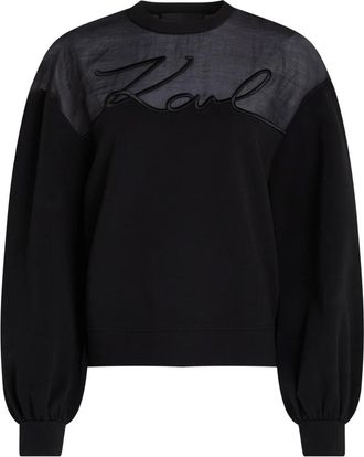 Karl Lagerfeld Mujer, Sudaderas, Negro, Talla: L