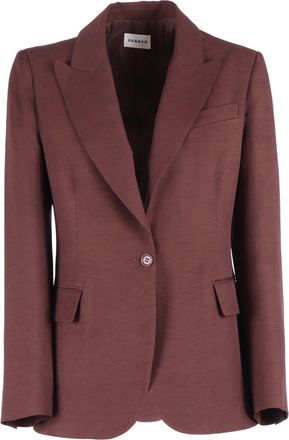 P.A.R.O.S.H. Single Breasted Notch Lapel Blazer