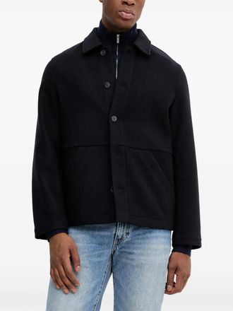 Marc O'Polo Button-up jack - Blauw