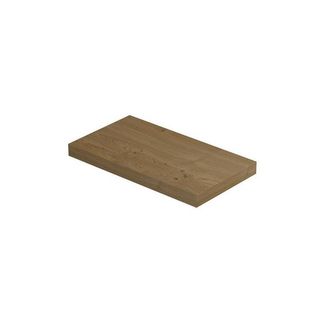 Bernacchini Play 1 planchet - 40x22x3.2cm - blinde bevestiging - vierkant - MDF Fineer Natur