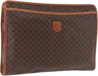 Celine Pre-owned Vintage Clutch Bag - Dames - Vintage Clutch - Bruin - ONE Size - Leer - Vintage
