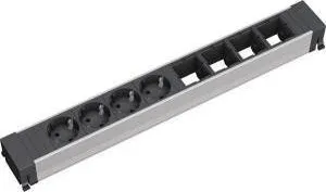Bachmann 909.007 Regleta Negra Y Plata 8 Tomas