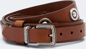 Etro Studded leather belt