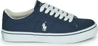 Polo Ralph Lauren Schoenen, Dames, Blauw, 38 EU, Katoen, Keaton Canvas Sneaker
