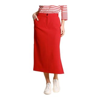 Emme Di Marella Midi Skirts, female, Red, Size: XS Chenzia Midi Skirt