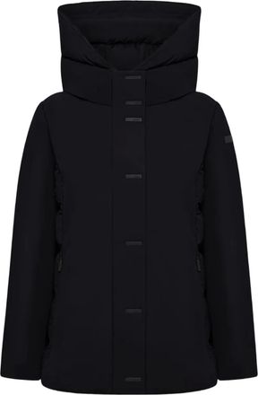 Roberto Ricci Design Surflex Winter Hybrid Zar Wom coat - women - Polyamide/Elastane/Polyester/Duck Down/Feather - 40 - Black
